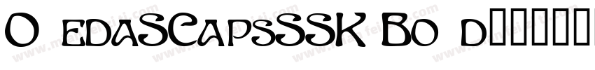 OledaSCapsSSK Bold字体转换
